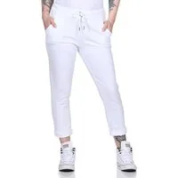 CLEO STYLE Jogginghose Damen Jogginghose 94 Weiß