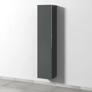 Sanipa 3way Hochschrank mit 1 Tür, Anthrazit-Matt BR10822