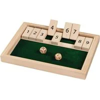 Gollnest & Kiesel Spiel Würfelspiel Shut the box