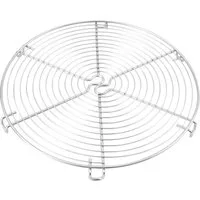 FMprofessional Küchenrost Torten- und Kuchenrost, Ø36 cm Edelstahl, Rostfrei, (1-tlg), Ideal zum Abkühlen und Dekorieren von Backwaren, Spülmaschinengeeignet
