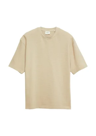s.Oliver Red Label - Basic T-Shirt beige - Gr. - 3XL
