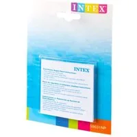Intex Flaschenverschluss Reparaturflicken 7x7 cm Vinyl, 6 Stück für vielseitige Anwendungen, Ideal für schnelle Reparaturen von aufblasbaren Produkten