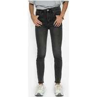 SASSYCLASSY Skinny-fit-Jeans High Waist Skinny Jeans Damen Stretchy Skinny-Fit-Jeans Blue Denim figurbetont elastisch Hellblau Dunkelblau