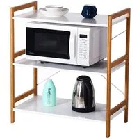 little dove Küchenregal Kleines Regal 3 Ablagen für Küche Wohnzimmer Bad Büro
