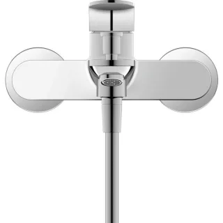 Duravit Wave Wannenarmatur WA5230000010 Aufputz, Umsteller mit automatischer Rückstellung, chrom
