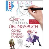 TOPP Kreativ Malbuch Die Kunst des Zeichnens - Comic Manga Fantasy