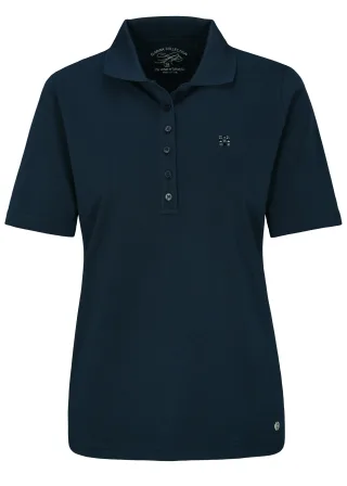 CLARINA - Ganzjahres NOS Polo-Shirt,1/2 623 marine - Gr. - 46