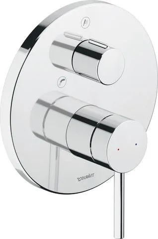 Duravit Circle Einhebel-Wannenmischer Unterputz Chrom Hochglanz 170x82x198 mm - CE5210012010 CE5210012010