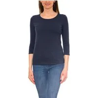 Alkato Longshirt Alkato Damen Shirt 3/4 Arm mit Rundhals