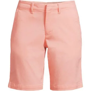 Chino-Bermudas 25 cm für Damen in Petite-Größe, Damen, size: petite, Orange, by Lands' End