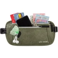 SAO ROQUE Bauchtasche Flache Damen Herren Bauchtasche, Diebstahlsicher RFID Schutz, Vegan, ultraflach, schweiß- und wasserfest, ultraleicht