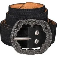German Wear Ledergürtel GW1902-Gürtel Trachtengürtel aus Echtleder für Lederhosen mit Schnalle