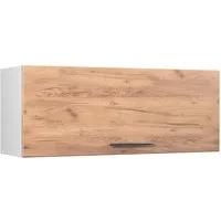 Vicco Hängeschrank Fame-Line, Goldkraft Eiche/Weiß, 100 cm, AP Eiche (1-St)