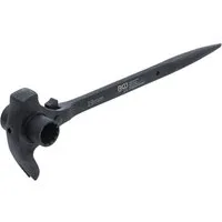 BGS technic Nageleisen BGS Gerüstbauer-Knarre 4-in-1 SW 19 x 22 mm