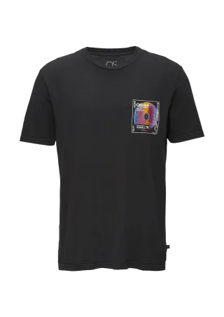 qs - T-Shirt schwarz - Gr. - XL