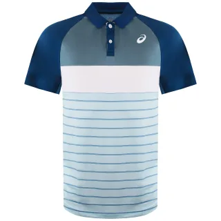Asics Court Herren Blau Tennis Poloshirt