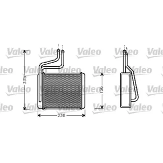 Valeo W?rmetauscher Ford Cougar Mondeo Jaguar X-Type