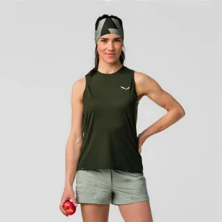 SALEWA - Puez Dry Tank Top Damen - Grün (Gr.44)