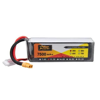 ZOP Power 11.1V 7500mAh 35C 3S LiPo Battery XT60 Plug for RC Drone