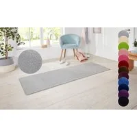 HANSE Home Teppich Shashi, rechteckig, Höhe: 8,5 mm, Kurzflor, Unifarben, Läufer, weich, Esszimmer, Kinderzimmer, Flur