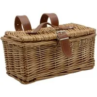 UNUS GARDEN Fahrradkorb Weidekorb Fahrradkorb KLEIN für vorne (11x22x13 cm (HxBxT), für Handy, Portemonnaie oder Sonnenbrille