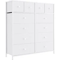 TLGREEN Schubkastenkommode Kommode mit 12 Schubladen,großer Schubladenschrank, (111x104x30cm Sideboard), für Wohnzimmer, Flur, Schlafzimmer