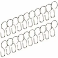 Liedeco Seilklammern, Seilspanngarnituren, (Set, 20-St), Seilhaken, für Seilspanngarnitur