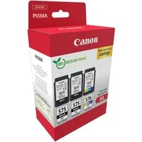 Canon Multipaket mit zwei ergiebigen Canon PG-575XL / einer CL-576XL Tintenpatrone (Packung, 3-tlg)