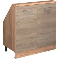 Vicco Kommode Rion, Sonoma/Goldkraft Eiche/Goldkraft Eiche, mit 2 Türen (1 St)