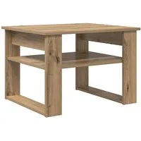 vidaXL Couchtisch Couchtisch Artisan-Eiche 64 x 54 x 44 cm Holzwerkstoff (1-St)