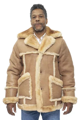 Herren-Designer-Winter-Lammfell-Pelzmantel-Zaragoza
