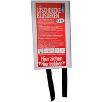 BURI Löschdecke Feuerlöschdecke Löschdecke Wandhalterung Feuerschutzdecke 1,2 qm, (1-St)