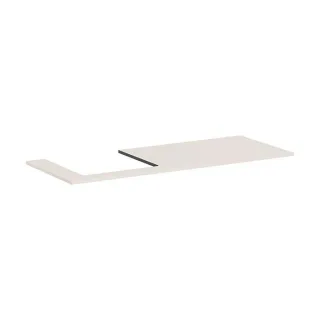 hansgrohe Xilesa E Konsole 54272780 1375x550mm, Ausschnitt links, sandbeige matt