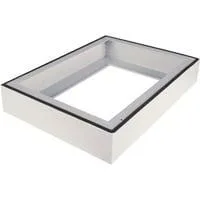 Sockel für IP55 Wandgehäuse - 600x450 mm (BxT), Standfuß grau