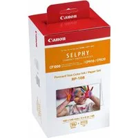 Canon RP-108 I Tintenpatrone (Set, original Patrone 108 + Fotopapier für SELPHY Drucker)