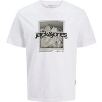 Jack & Jones PlusSize Kurzarmshirt JCOFLARE BRANDING TEE SS CREW NECK PLS