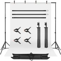 Youyijia Kamerahalterung Foto Hintergrund Ständer 2 x 2m Verstellbarer Fotostudio
