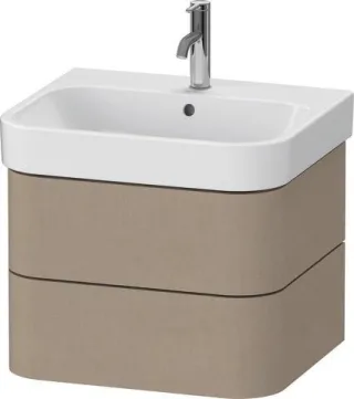 Duravit Happy D.2 Plus Waschtischunterbau wandhängend Leinen Matt 575x490x415 mm - HP4385075750000 HP4385075750000