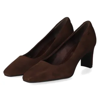 Tamaris Pumps - Gr. 36 - Braun - Rauleder
