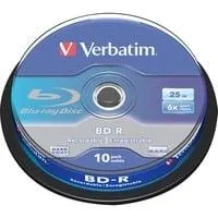 BD-R 25 GB, Blu-ray-Rohlinge 6fach, 10 Stück, Retail