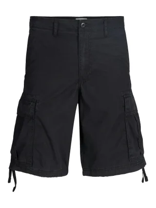 JACK&JONES - JPSTCOLE FRANK CARGO SHORTS MID SN Black - Gr. - L