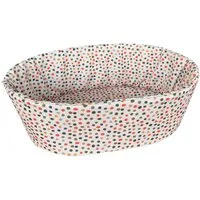Aumüller Tierfahrradkorb hohe Polstereinlage CONFETTI für Fahrradkorb-Modelle */975 und */875