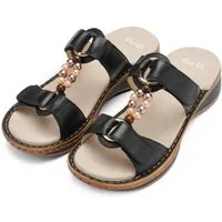 Ara HAWAII Pantolette Schlupfschuh, Komfortschuh mit Klettverschlüsse, G-Weite