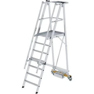 Munk Plattformleiter klappbar mit schmalem Fahrwerk - 052707