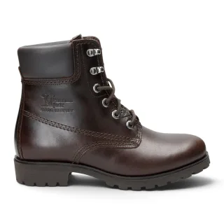 Panama Jack Warme Schnürstiefel aus braunem Leder für Damen - PJ-03-IGLOO-B62