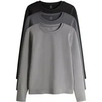 The Set Langarmshirt The Set Glättende Active Langarmshirts, 3er-Pack (3-tlg)