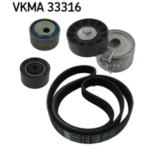 SKF Keilrippenriemensatz Citroen Fiat Peugeot VKMA33316
