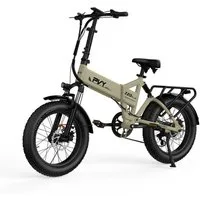kowdom E-Bike Pedelec (unterstützt bis 25 km/h, entdrosselbar auf 50 km/h) Klapprad 20 Zoll Fatbike 1000W 48V 16,5Ah hydr. Bremse 7-Gang, 7 Gang Shimano Schaltwerk, Kettenschaltung, Bürstenloser Getriebenabenmotor, 48 Wh, (Faltrad, Bedienungsanleitun