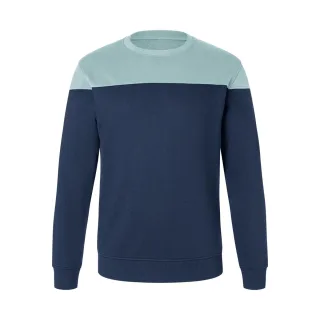 KÜBLER SHIRTS Sweatshirt dunkelblau/eisblau 4XL - 5222 6406-4844-4XL