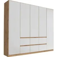 rauch Drehtürenschrank Schrank Garderobe MAINZ Breiten 91/136/181/226/271/315/360, Höhe 210cm (3 verschiedene Ausstattungen BASIC/CLASSIC/PREMIUM (inkl. SOFT-CLOSE) grifflose Front, Außentüren mit Push-to-Open Funktion MADE IN GERMANY